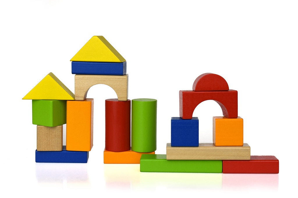 BLOQUES DE MADERA 100 PIEZAS