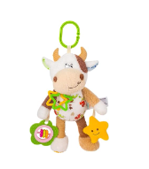 COLGANTE SUAVE VAQUITA, PARA CUNA Y CARREOLA