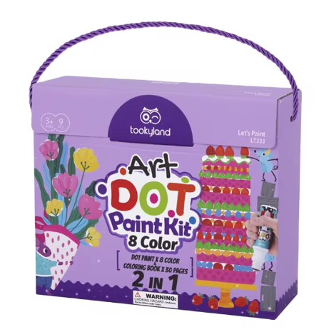 PINTA CON PUNTOS - 8 COLORES