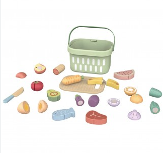 CANASTA CON SET DE FRUTAS PARA CORTAR