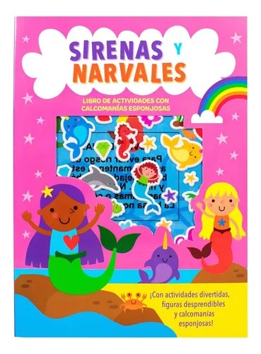 LIBRO ACTIVIDADES CON CALCOMANIAS ESPONJOSAS