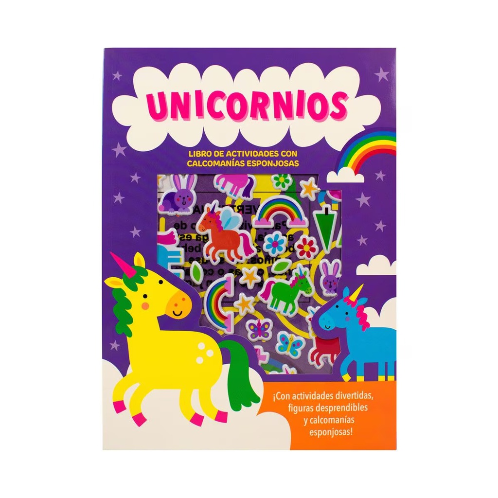 LIBRO ACTIVIDADES CON CALCOMANIAS ESPONJOSAS