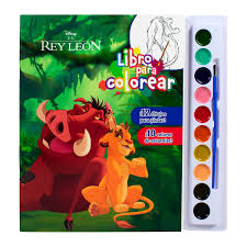 LIBRO PARA COLOREAR DISNEY EL REY LEON