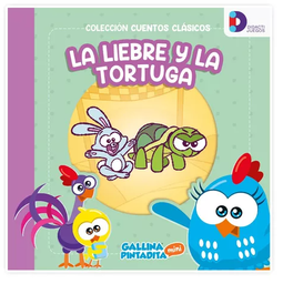 [DJ-7552] LIBRO LA LIEBRE Y LA TORTUGA - LA GALLINA PINTADITA GP-