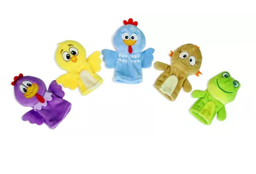 [GP-0779] TITERES DE DEDO - GALLINA PINTADITA