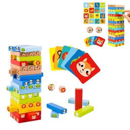 [TK-TY704] TORRE DE MADERA DE ANIMALES